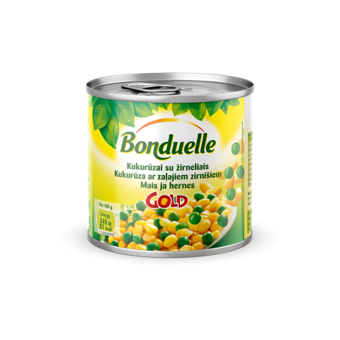 Mais ja hernes Bonduelle 425ml/285g