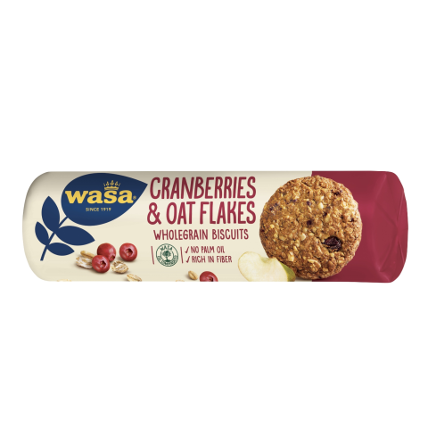 Avižiniai sausainiai su spanguol. WASA, 250 g