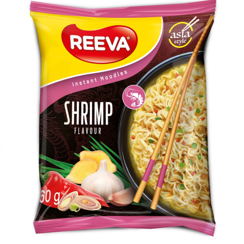 Kiirnuudlid Reeva Asia krevetimaits. 60g