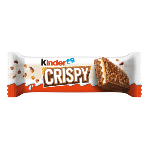 Šokoladinis batonėlis KINDER CRISPY, 34,5 g