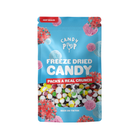 Šaltyje džiovinti saldainiai RAINBOW, 70 g