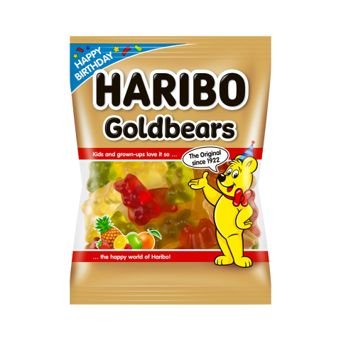 Želė saldainiai HARIBO GOLDBAREN, 200g