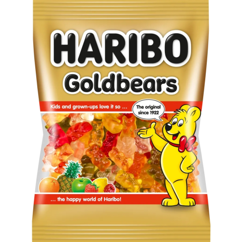 Želė saldainiai HARIBO GOLDBEARS, 100 g