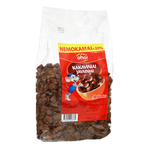 Javainiai OHO COCOA CRUNCH, 500 g