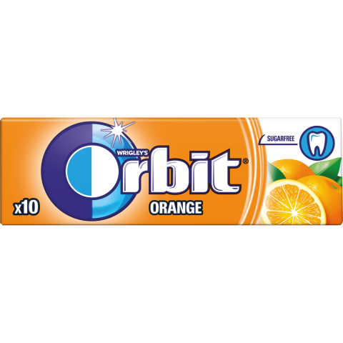 Košļājamā gumija Orbit Orange 14g