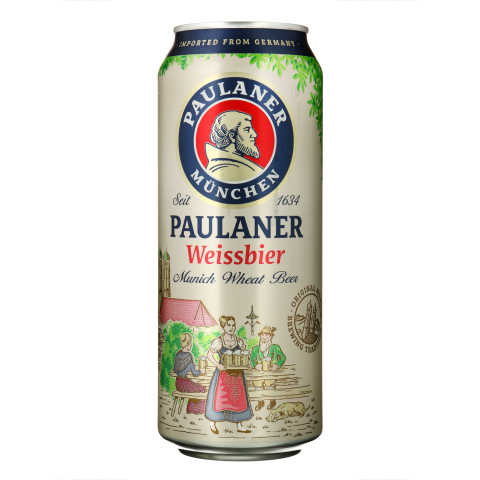 Alus PAULANER WEISBIER NAURTRUB.5,5%,0,5l sk.