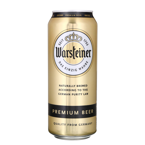 Alus WARSTEINER PREMIUM, 4,8 %, 0,5 l