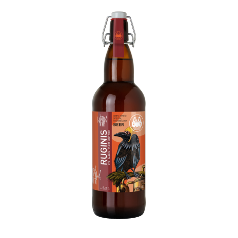 Šv. RUGINIS alus AUKŠT. BRAVORAI, 5,2 %, 1 l