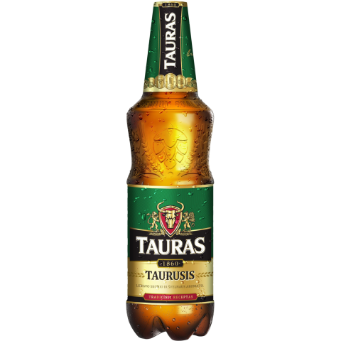 Šviesusis alus TAURAS Taurusis, 5%, 1l