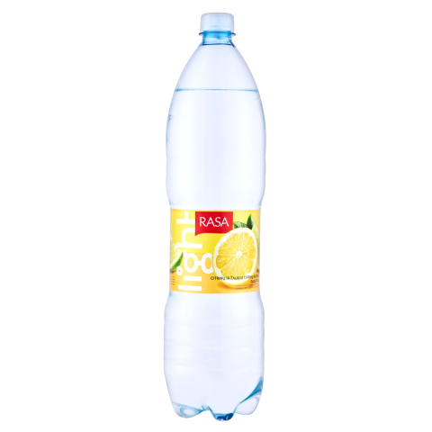 Citrinų sk. gazuotas vanduo RASA LIGHT, 1,5l