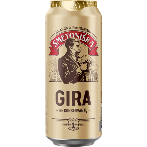 SMETONIŠKA gira 500ml skardinė