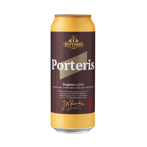 Alus ŠVYTURYS PORTERIS, 6,9 %, 0,5 l skardinė