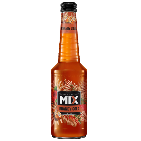 Alk.kokt.MIX BRANDY & COLA, 4 %, 0,33 l but.