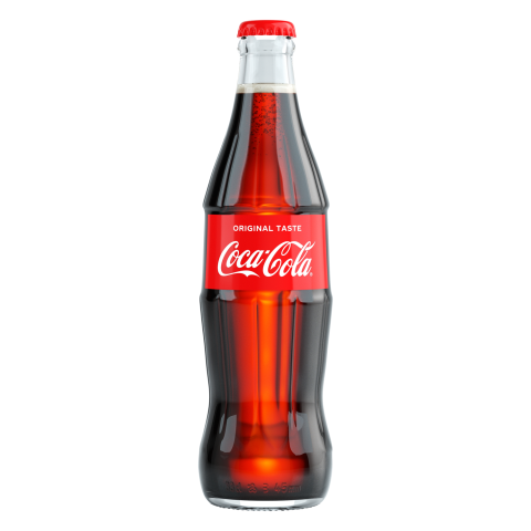 Gāzēts dzēriens Coca-Cola stikla pud. 0,33l