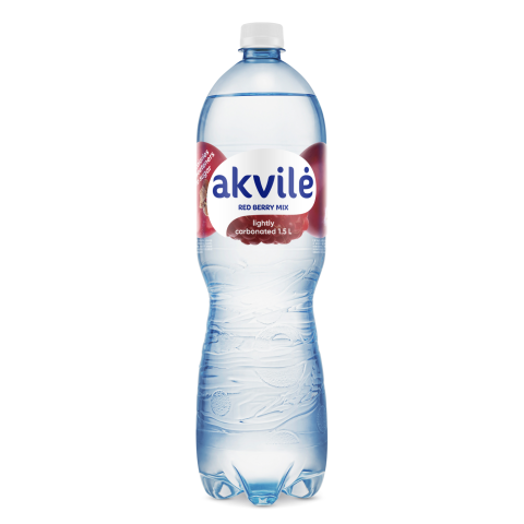 Karb. mineraalvesi Akvile Red Berry 1,5l