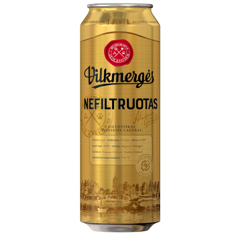 Nefilt. alus VILKMERGĖS PREMIUM, 5,2%, 0,568l