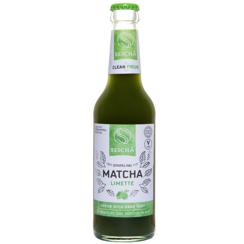 Gazuotas gėrimas SEICHA MATCHA LIMETTE, 0,33l