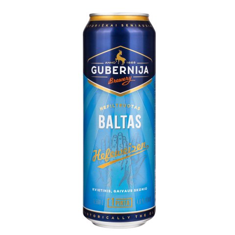 Kviet. alus GUBERNIJA BALTAS HEF.,4,8%,0,568l