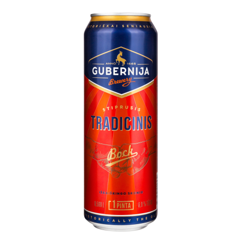 GUBERNIJOS alus TRADICINIS BOCK, 6,0%, 0,568l