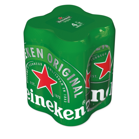 Alus HEINEKEN, 5 %, 4 x 0,5 l