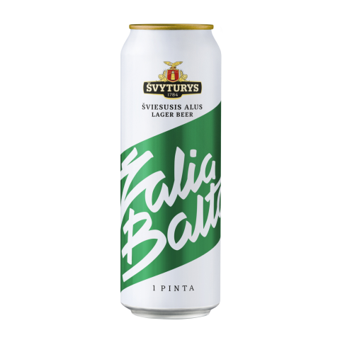 ŠVYTURIO alus ŽALIA BALTA, 5,0 %, 0,568 l