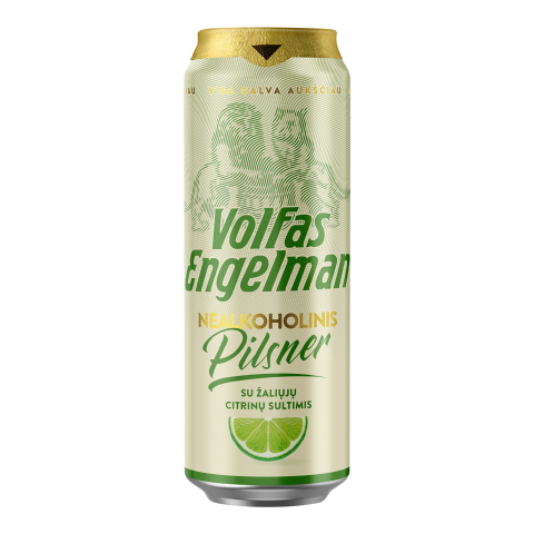 Nealk. alus V.E.PILSNER žal. c. sult. 0,568 l
