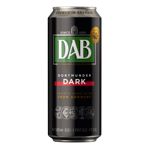 Tamsusis alus DAB DARK, 4,9 %, 0,5 l