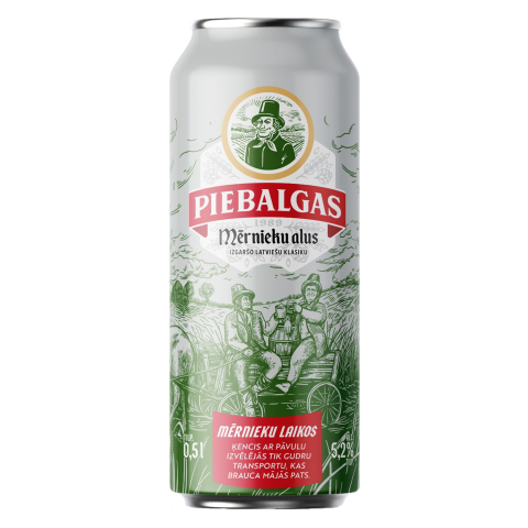 Alus Piebalgas Mērnieku 5,2% 0,5l