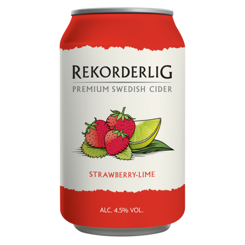 Sidrs Rekorderlig Strawberry-Lime 4,5% 0,33l