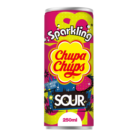 Gaiv. gėr. CHUPA CHUPS SOUR STRAWB. 250 ml