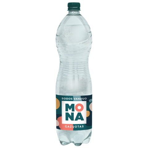 Gazuotas stalo vanduo MONA, 1,5 l