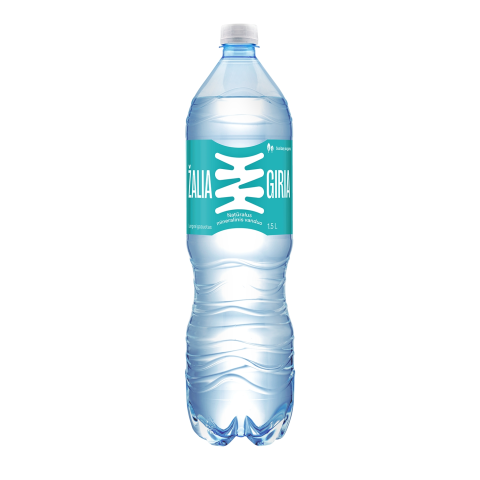 Len. gaz. nat. min. vanduo ŽALIA GIRIA, 1,5 l