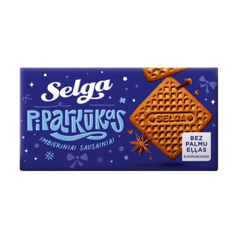 Kalėdiniai imbier. sausainiai SELGA, 180 g