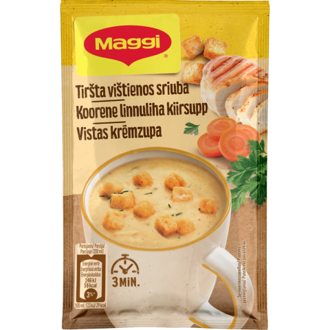 Tiršta vištienos sriuba su skreb., MAGGI, 16g