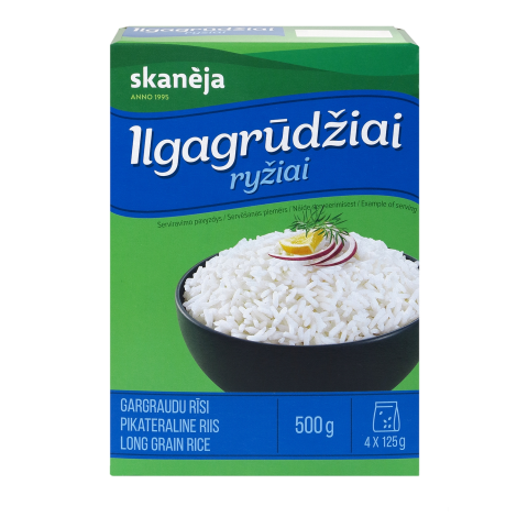 Ilgagrūdžiai ryžiai SKANĖJA, 500 g