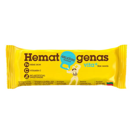 Maist.papild.lin.sėm., HEMATOGENAS VITA+, 50g