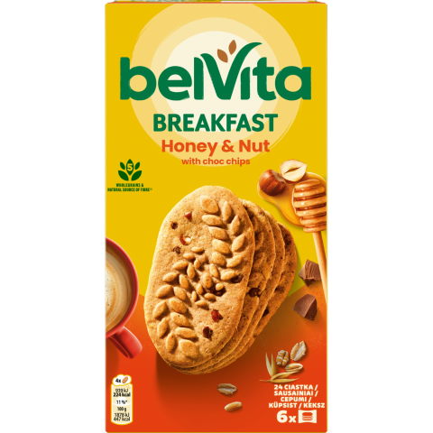 Sausainiai BELVITA NUTS & HONEY, 300 g