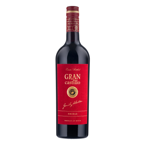 Raudon.vynas GRAN CASTILLO SHIRAZ,12,5%,0,75l