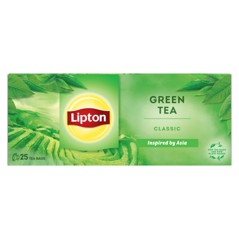 Žal. arbata LIPTON GREEN CLASSIC, 25 vnt