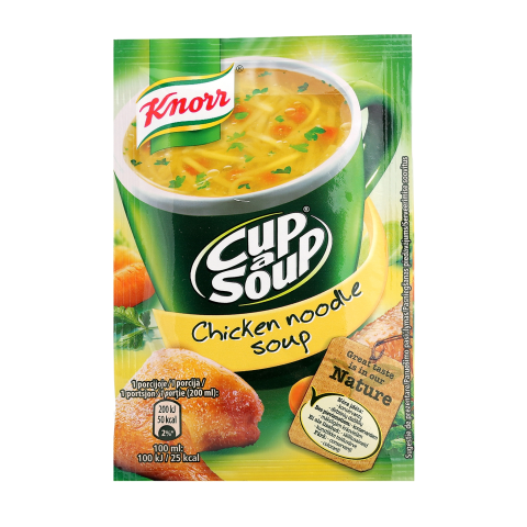 Vištienos sriuba su makaronais KNORR, 12 g