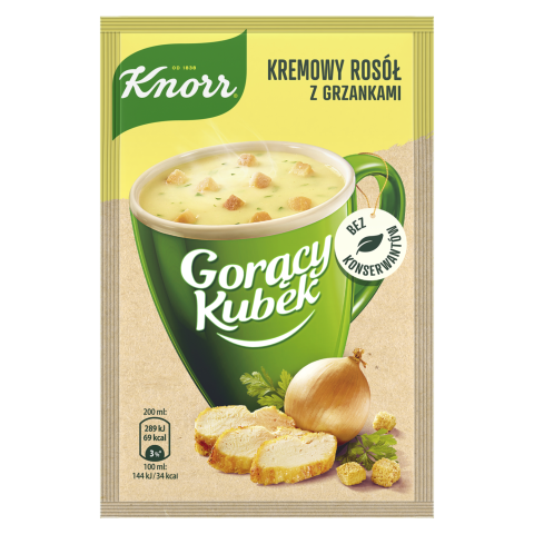 Vištienos sriuba su skrebučiais KNORR, 16 g