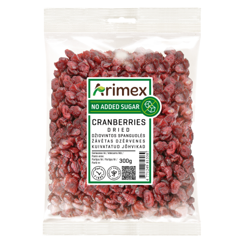 Džiovintos spanguolės ARIMEX, 300g