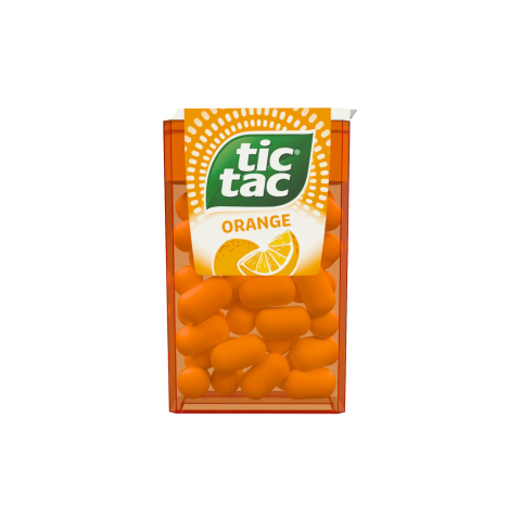 Apelsinų skonio saldainiai TIC TAC, 18g