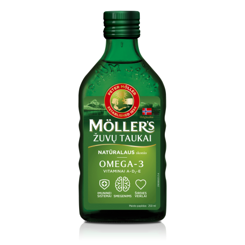 Žuvų taukai MOLLERS, 250ml