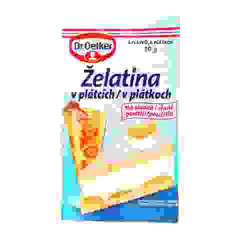 Želatinos lapeliai, 10g