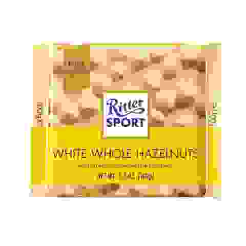 Baltā šokolāde Ritter Sport lazdu rieks. 100g
