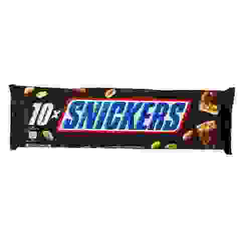 Šokoladas 10 vnt. pakuotė  SNICKERS,500g