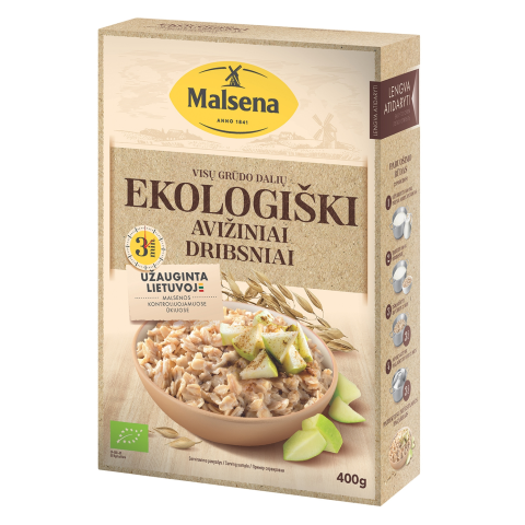 Ekol. aviž. dribsniai MALSENA ENERGIJA, 400 g