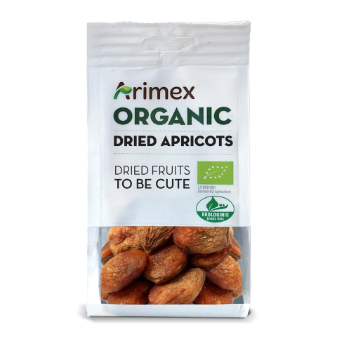 Ekologiški džiovinti abrikosai ARIMEX, 200g