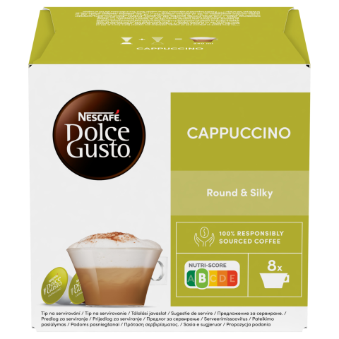 Kavos kaps. DOLCE GUSTO CAPPUCCINO, 186,4 g